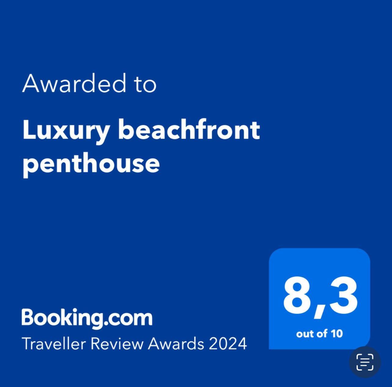 Luxury Beachfront Penthouse El Médano Exterior foto